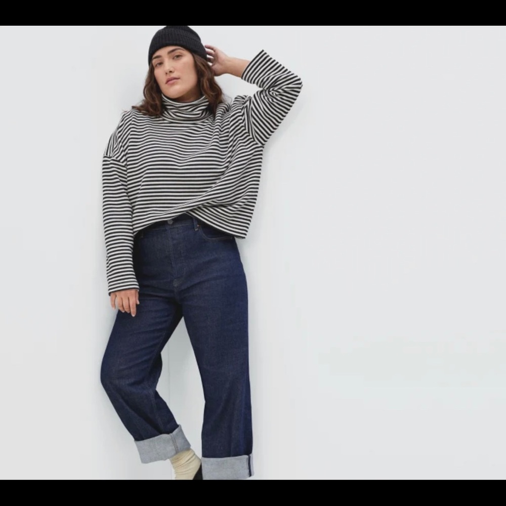 Everlane turtleneck sweatshirt